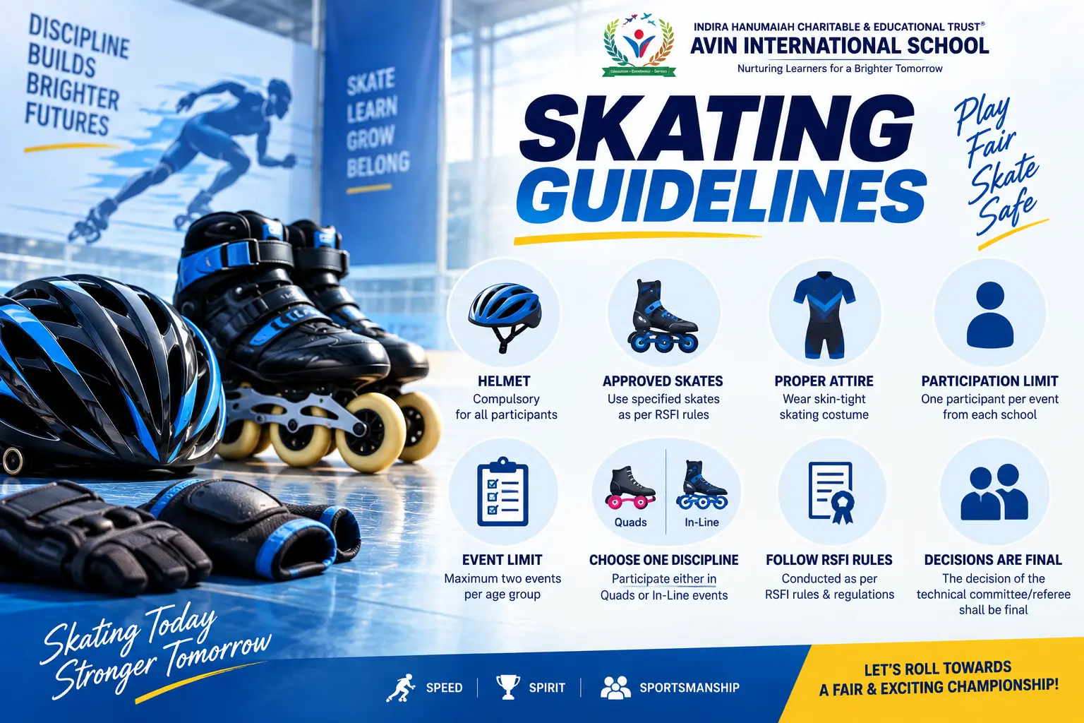 Skating guidelines